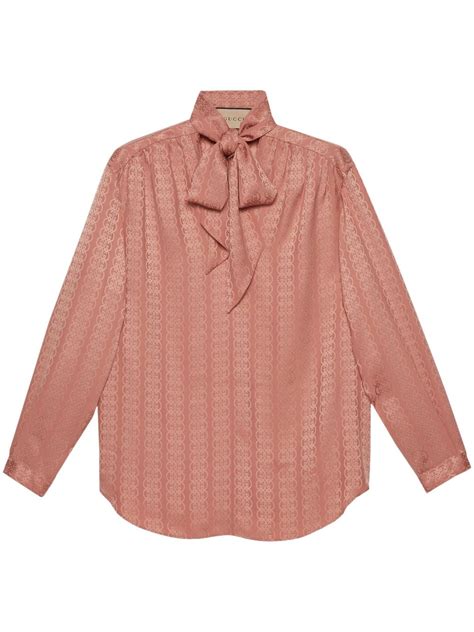 j lo pink gucci blouse|farfetch Gucci blouse.